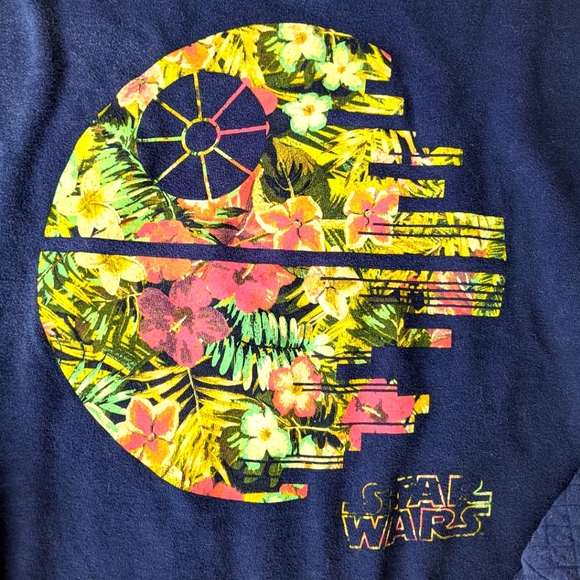 Star Wars Floral Death Star Crewneck Sweatshirt - Picture 3 of 6